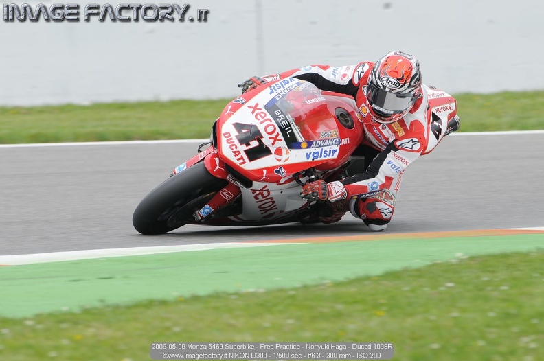 2009-05-09 Monza 5469 Superbike - Free Practice - Noriyuki Haga - Ducati 1098R.jpg